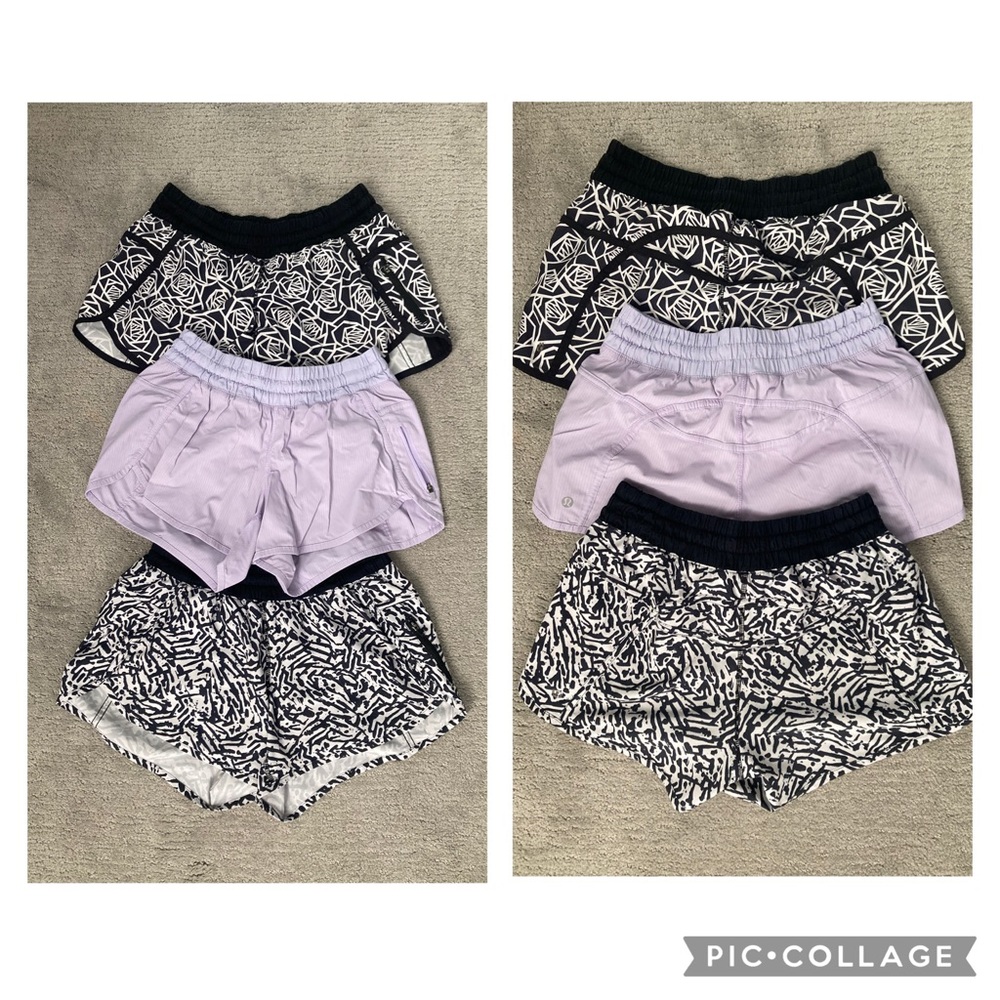 Lululemon Size 6 Tracker Shorts 4” Bundle of 6 - Picture 8 of 11